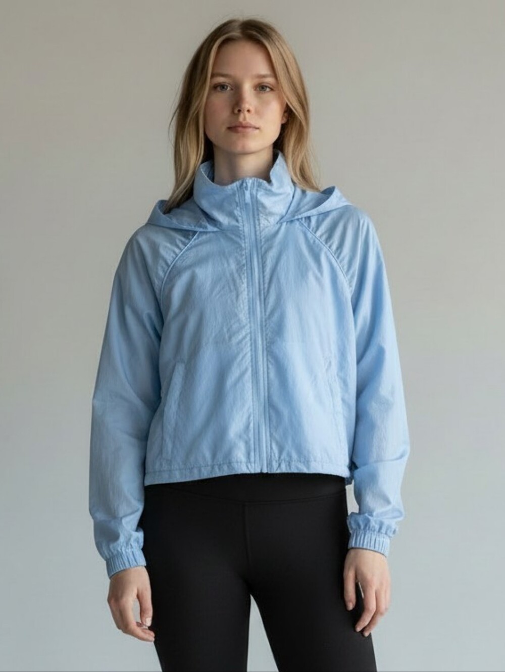 All In Motion Sky Blue Lightweight Utility Jacket